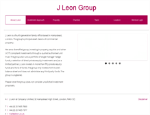Tablet Screenshot of jleon.co.uk